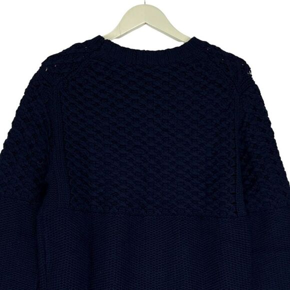 New Dylan Gray Men US S Navy Merino Wool Sweater Pullover  MSRP $228 $ - Picture 3 of 8